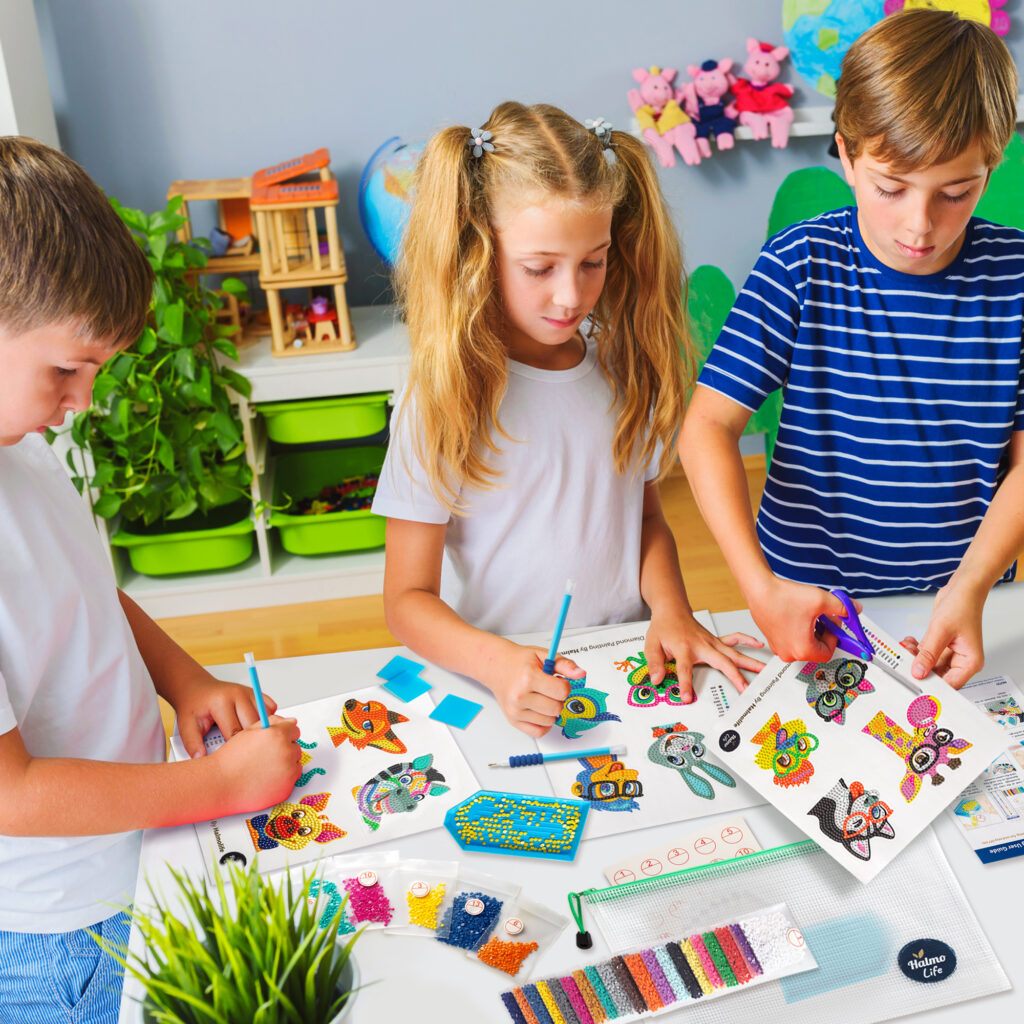 Halmolife 5d Diamond Painting Stickers Kits Para Niños Y Adu
